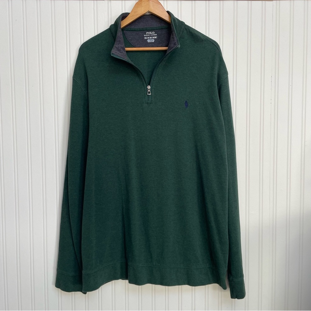 Polo by Ralph Lauren Dark Green Pullover  Cotton Blend Men’s size XXL
